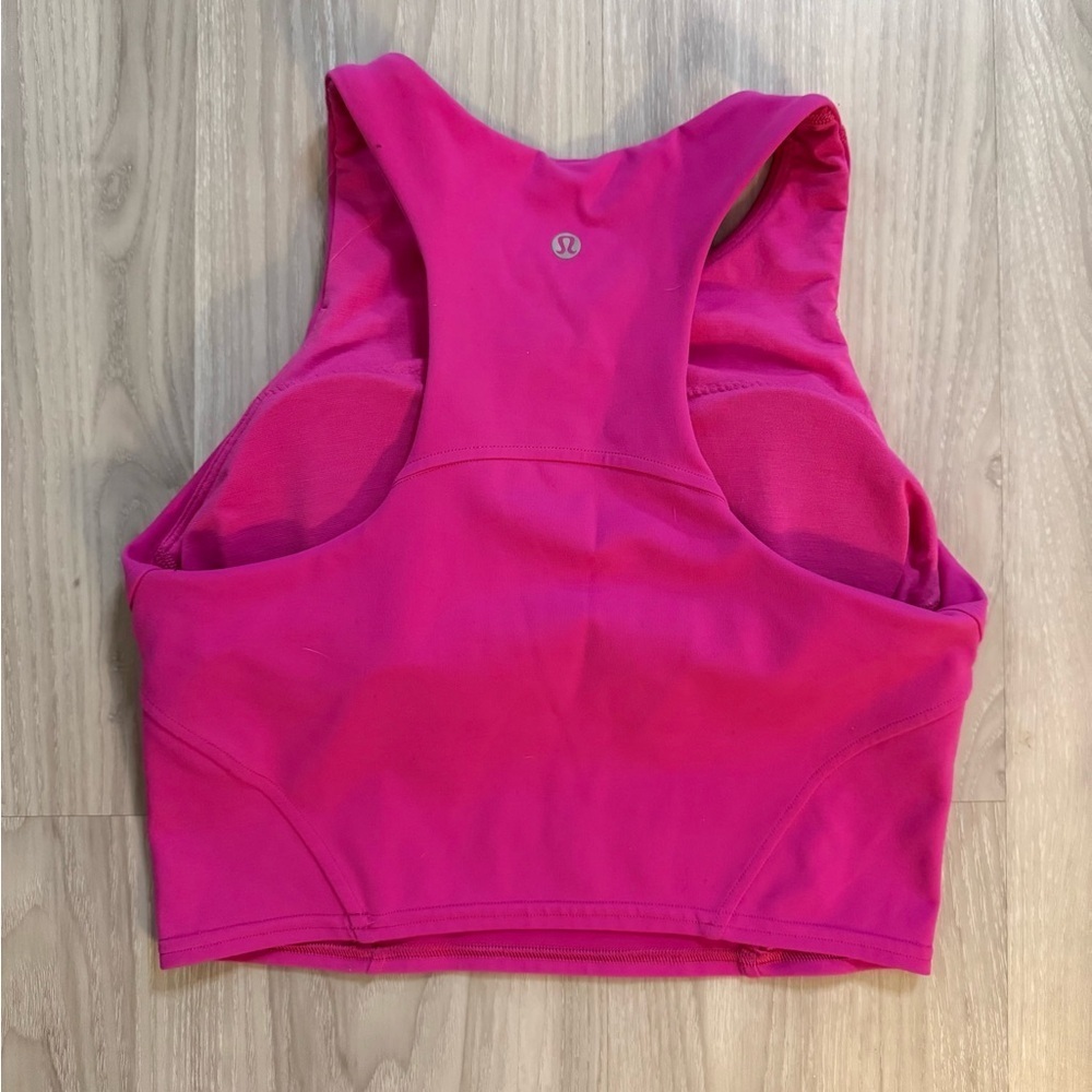 Lululemon Invigorate Training Tank – Sonic Pink – Size 8 and 2 Like New - Picture 8 of 9